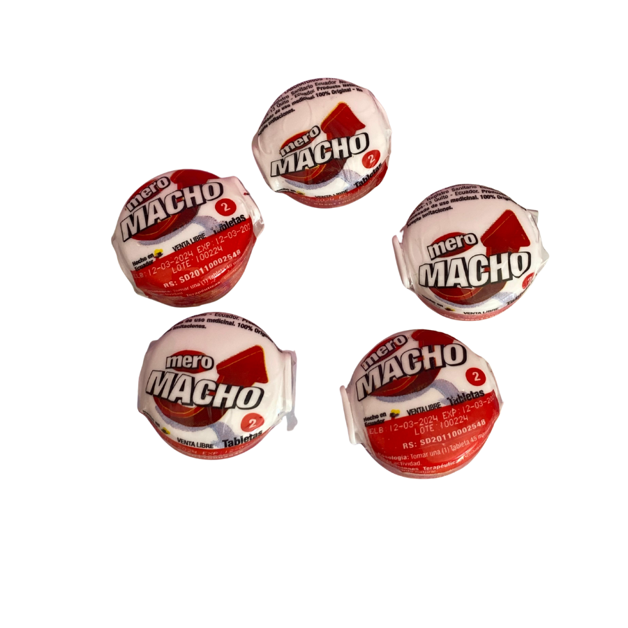 PASTILLAS DE MERO MACHO 5 CONCHITAS CON 2 PASTILLAS C/U