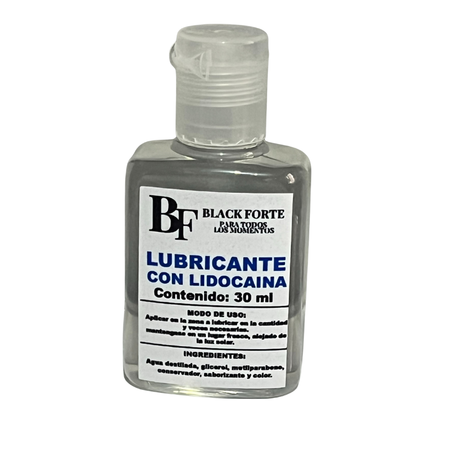 LUBRICANTE CON LIDOCAINA (ANESTESICO - ANAL) BLACK FORTE 30ML