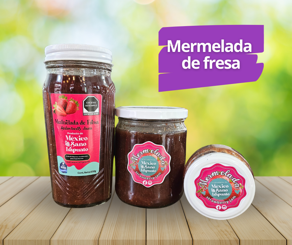 Mermelada de fresa GRANDE (650gr)