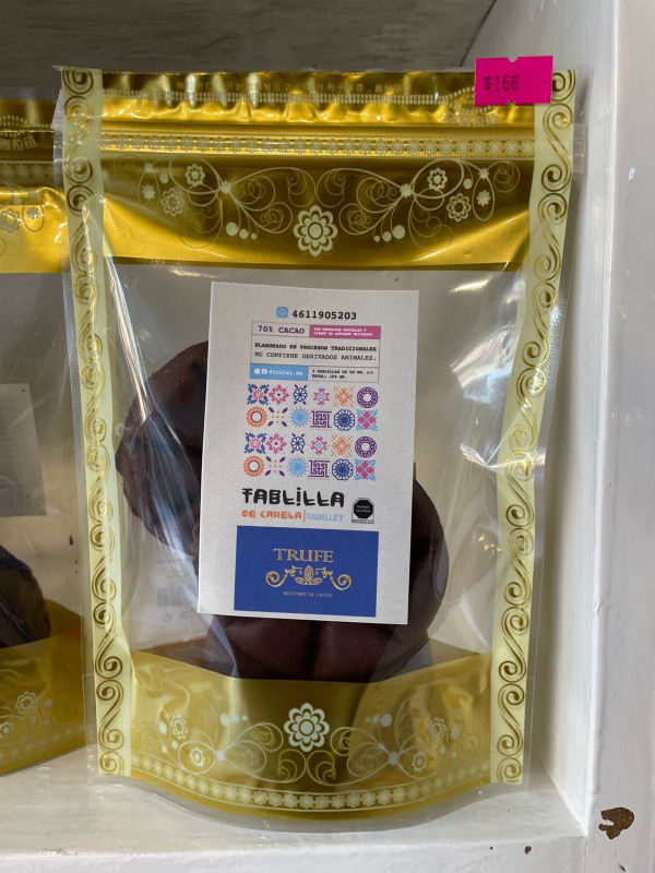 Tablilla chocolate con Canela (3 piezas)