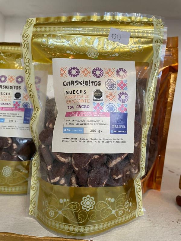 Chaskiditos Nueces cubiertas de Chocolate 250g