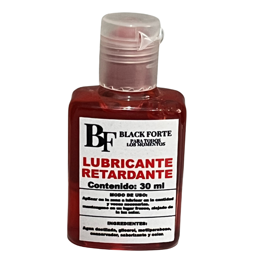 LUBRICANTE RETARDANTE BLACK FORTE 30ML