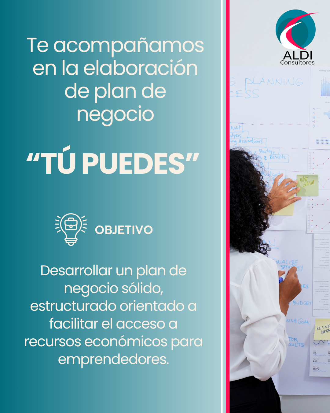 Acompañamiento para elaboración de Plan de Negocio – Programa "TÚ PUEDES"